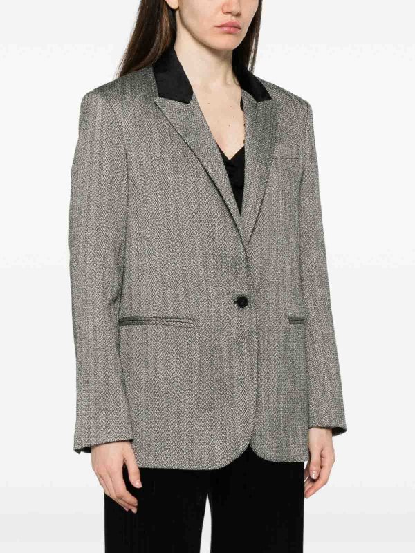 Single-Breasted Blazer Jacket shop online: FORTE FORTE