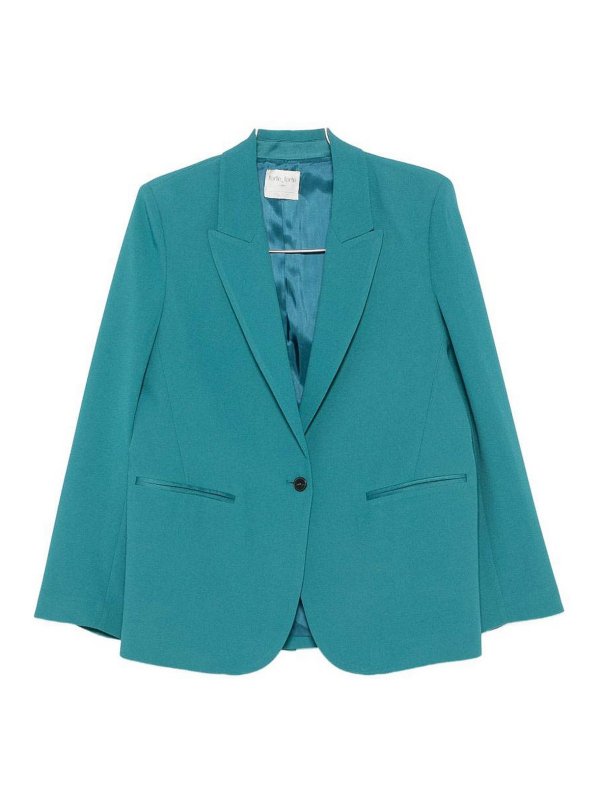 FORTE FORTE: blazers - Single-Breasted Blazer Jacket