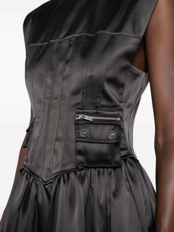 GANNI buy online ショートドレス - 黒