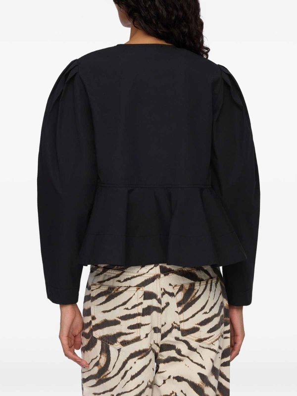 The Best Shops GANNI: Blusen - Bluse - Schwarz