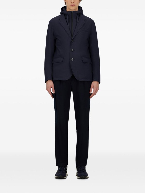 HERNO: blazers online - Nylon Blazer Jacket