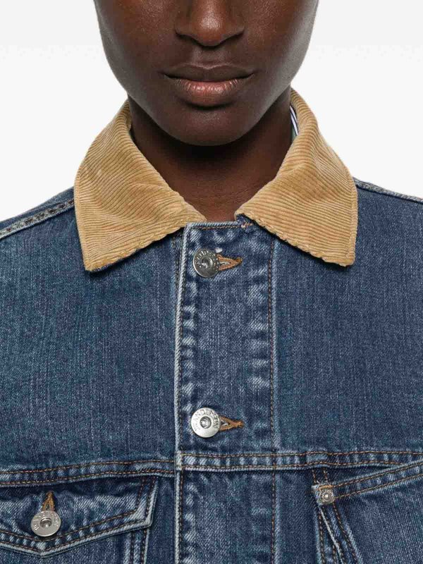 J.W. ANDERSON buy online デニムジャケット - ダークブルー