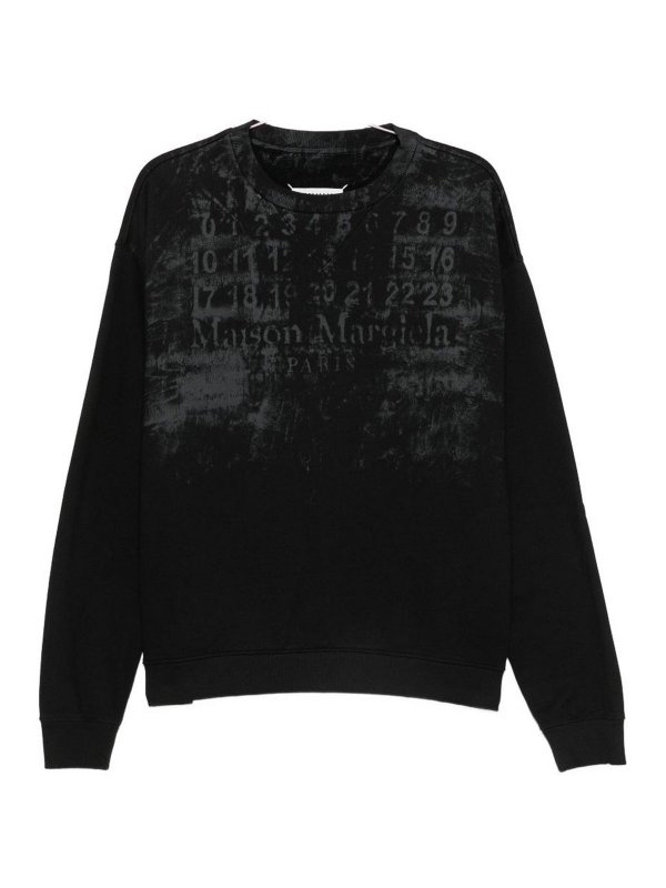 Maison Margiela: クルーネック - クルーネック - 黒
