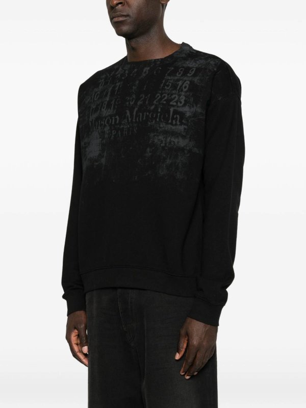 Maison Margiela: クルーネック online - クルーネック - 黒