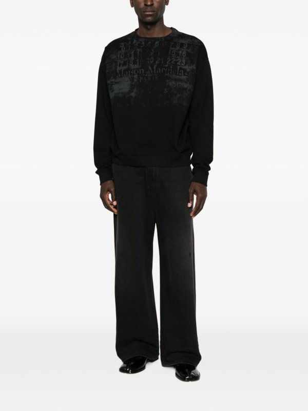 Maison Margiela buy online クルーネック - 黒