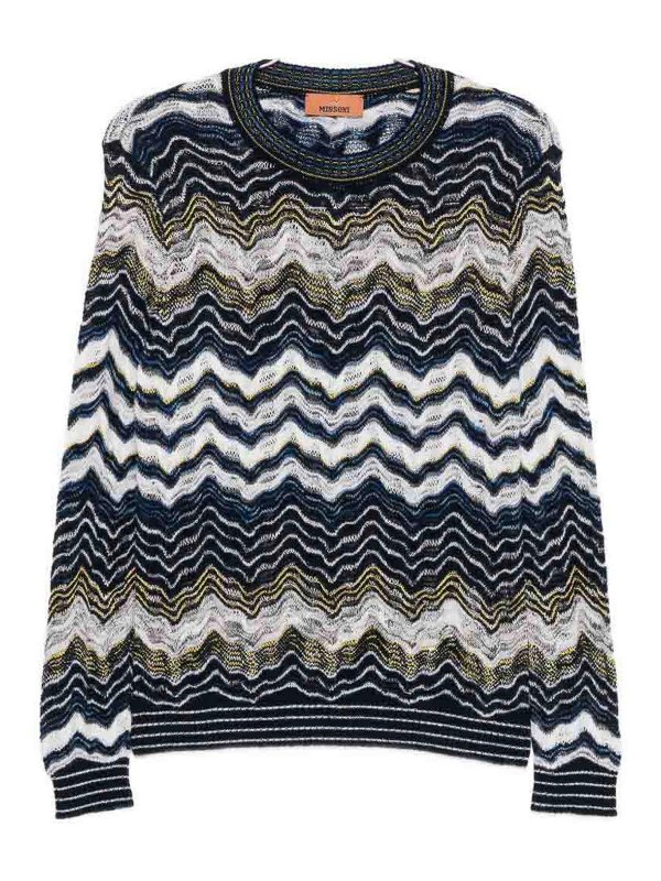 MISSONI: クルーネック - クルーネック - ダークブルー