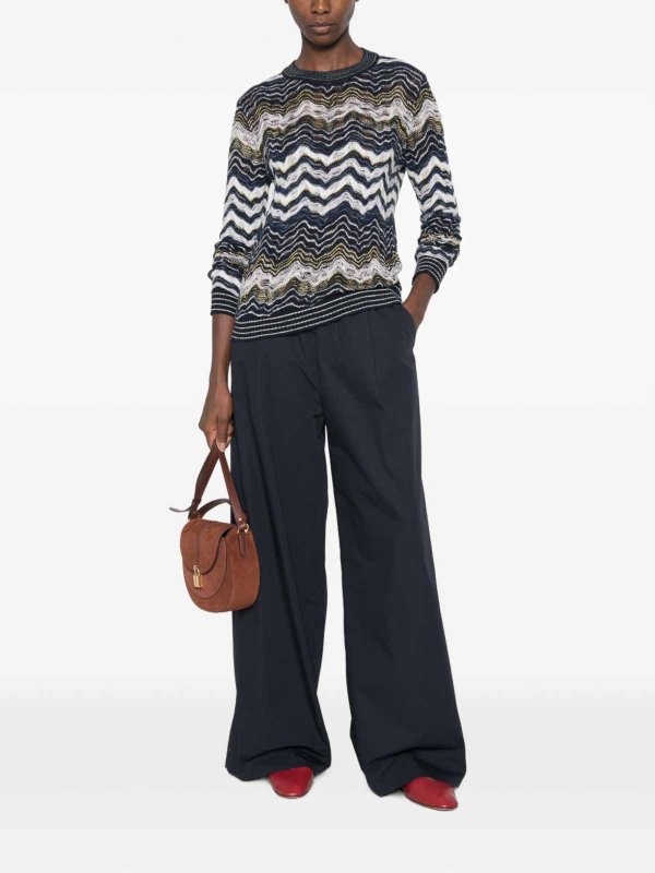 MISSONI: クルーネック online - クルーネック - ダークブルー