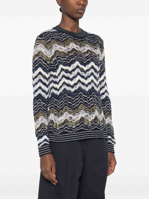 The Best Shops MISSONI: クルーネック - クルーネック - ダークブルー