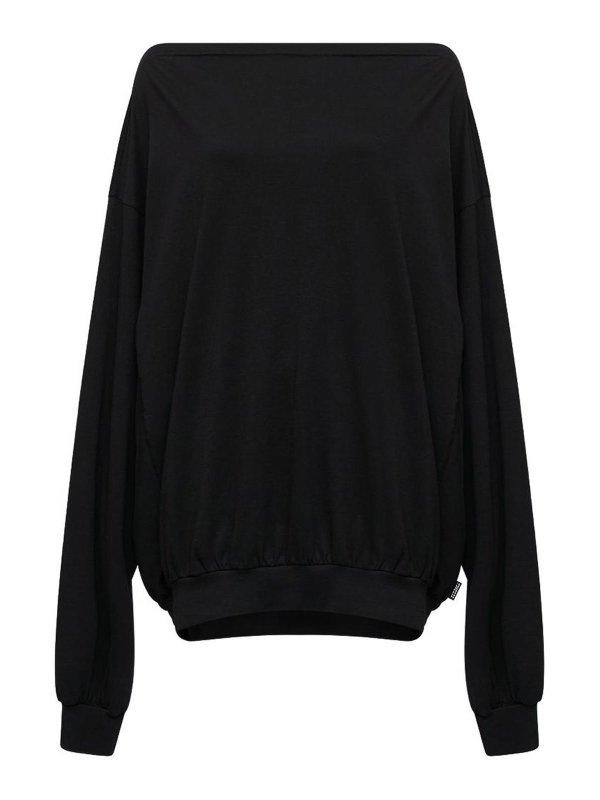 MM6 MAISON MARGIELA: トップス＆タンクトップ - トップ/タンクトップ - 黒
