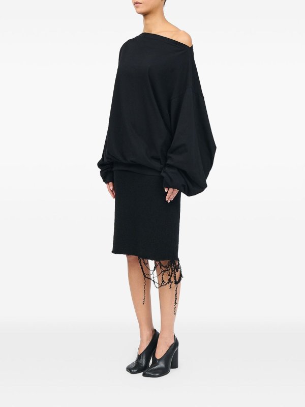 トップ/タンクトップ - 黒 shop online: MM6 MAISON MARGIELA