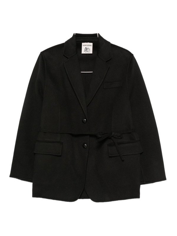 Semicouture: Vestes de costume - Blazer - Noir