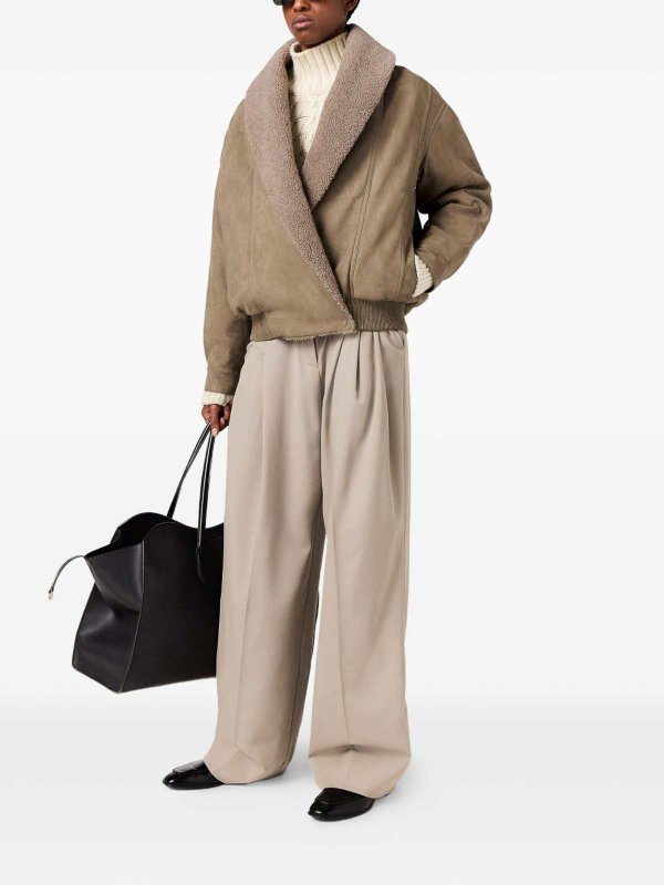 STELLA McCARTNEY: レザージャケット online - レザージャケット - ベージュ