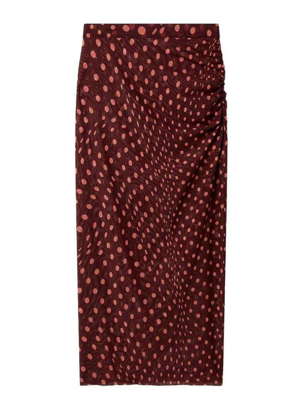 STELLA McCARTNEY: ロングシャツ - ロングスカート - ボルドー