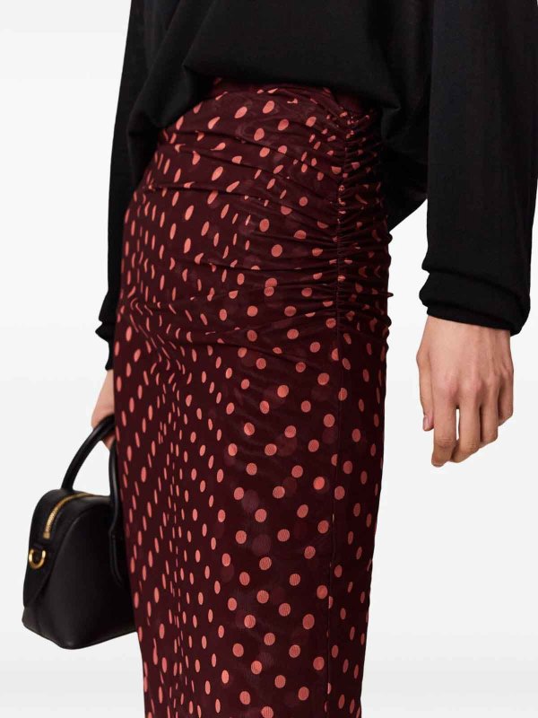 STELLA McCARTNEY: ロングシャツ online - ロングスカート - ボルドー