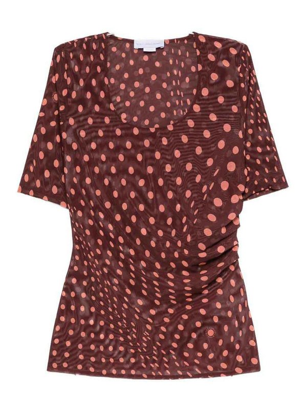 STELLA McCARTNEY: トップス＆タンクトップ - トップ/タンクトップ - ボルドー