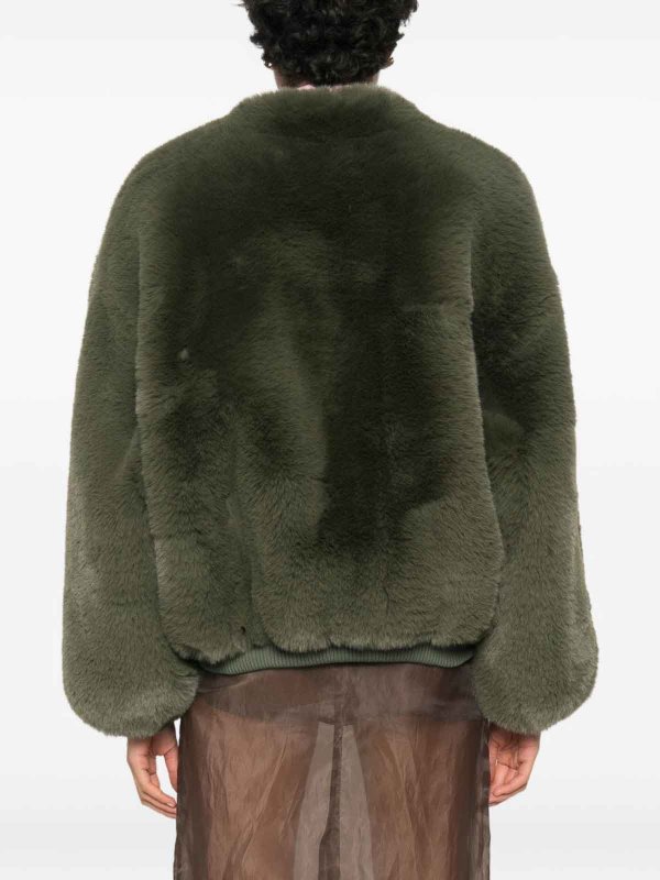 THE FRANKIE SHOP: 毛皮＆シアリングコート online - 毛皮/ムートンコート - 緑