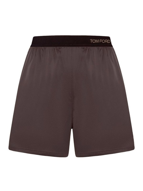 TOM FORD: トラウザーショーツ - ショートパンツ - ブラウン