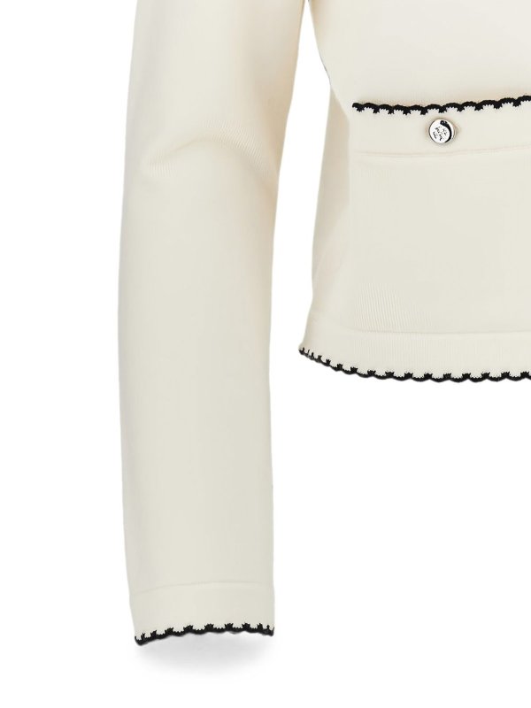 TORY BURCH: カーディガン online - カーディガン - クリーム
