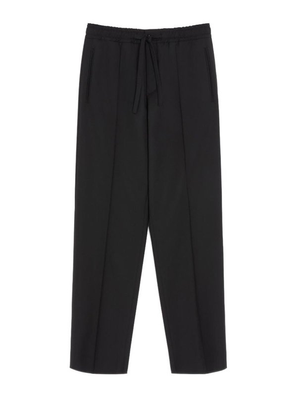 VALENTINO: スウェットパンツ - トラックスーツ ボトムス - 黒
