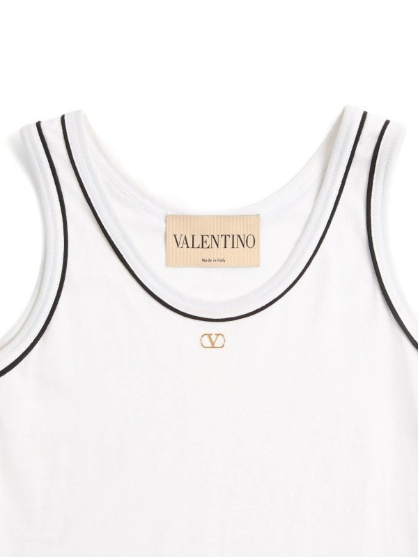 トップ/タンクトップ - クリーム shop online: VALENTINO
