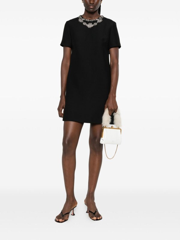 ショートドレス - 黒 shop online: VALENTINO