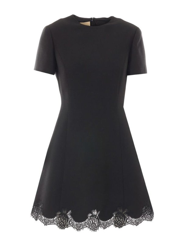VALENTINO: ショートドレス - ショートドレス - 黒
