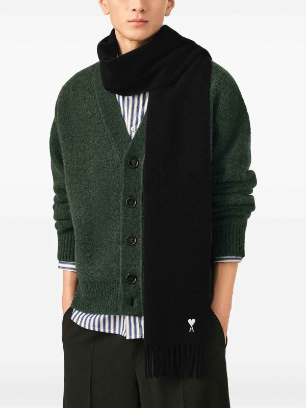 スカーフ - 黒 shop online: AMI PARIS