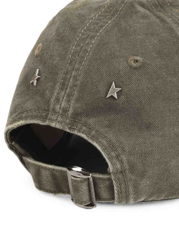 GOLDEN GOOSE: hats & caps online - Logo Baseball Cap