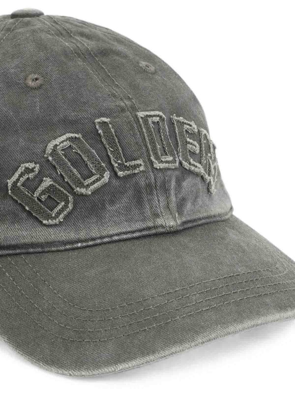Logo Baseball Cap shop online: GOLDEN GOOSE