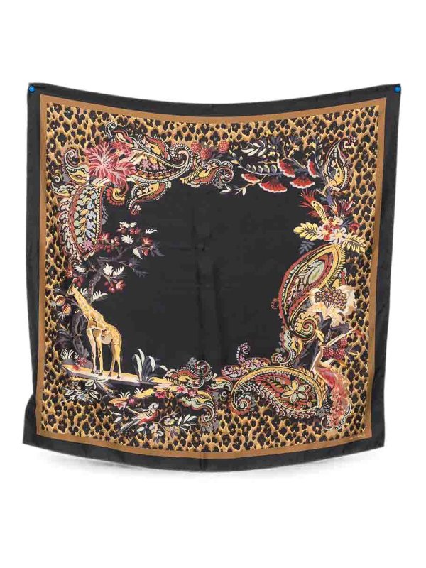 ETRO: Écharpes & Châles  - Étole - Marron