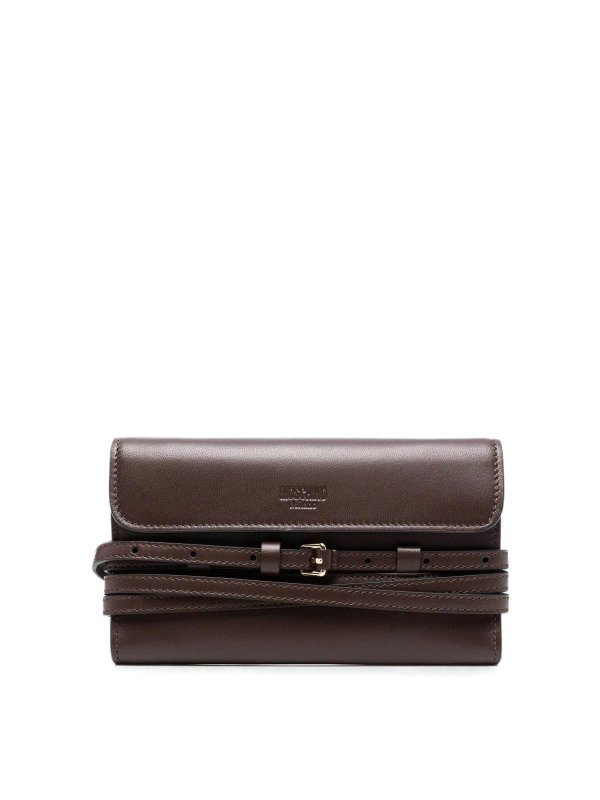 MOSCHINO: 財布＆ポーチ - 財布 - ブラウン