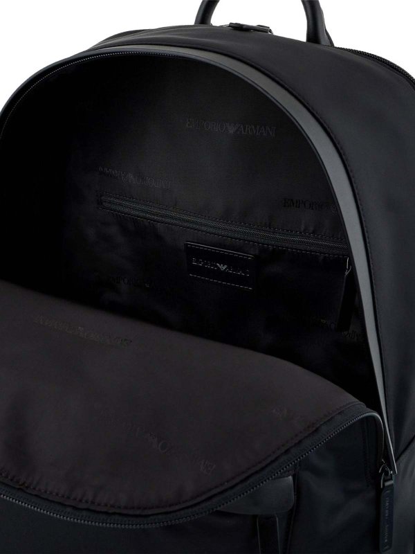 EMPORIO ARMANI: バックパック online - バックパック - 黒