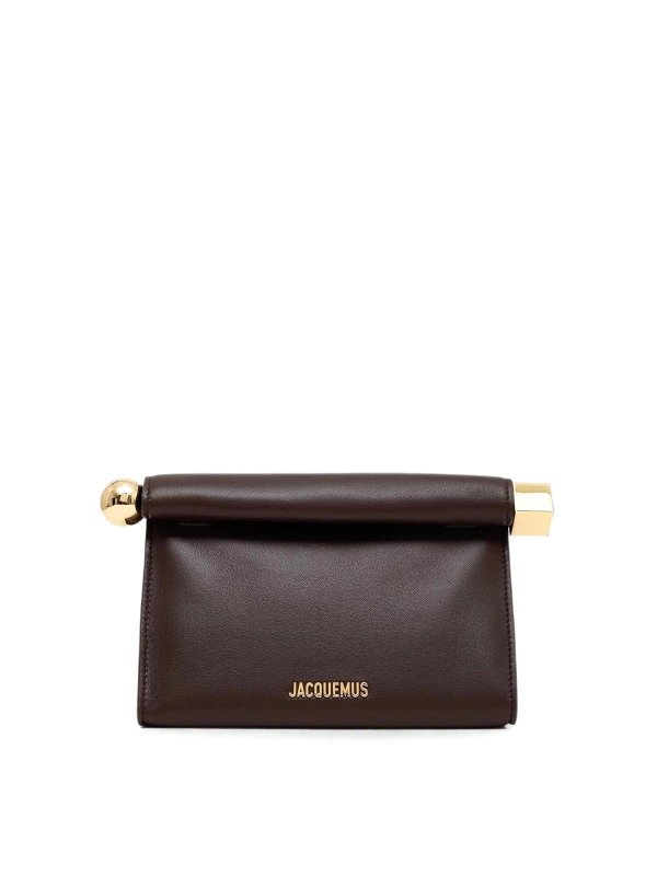 JACQUEMUS: クラッチバッグ - クラッチバッグ - ブラウン