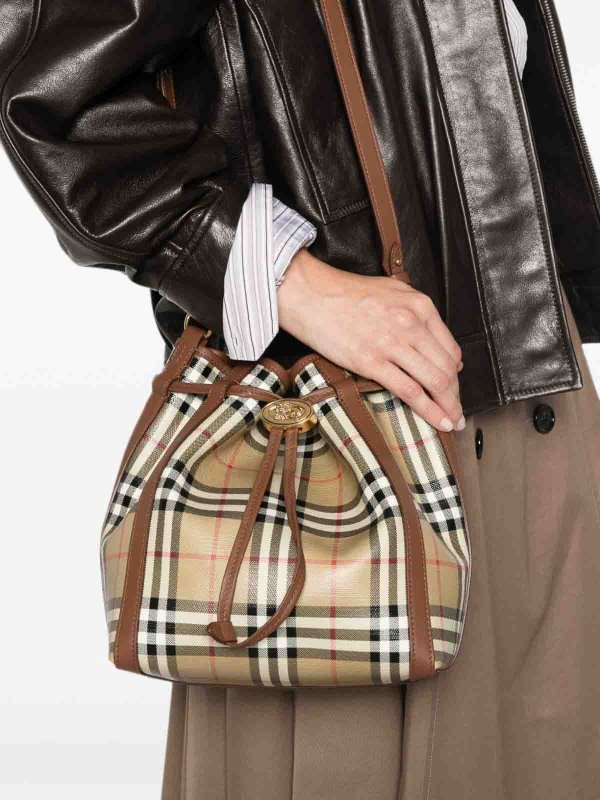 BURBERRY: バケットバッグ online - バケットバッグ - ベージュ