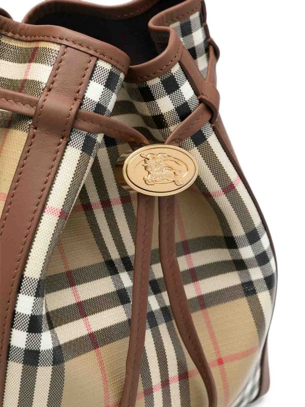 The Best Shops BURBERRY: バケットバッグ - バケットバッグ - ベージュ