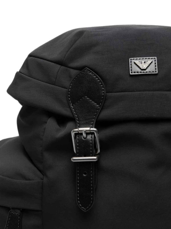 EMPORIO ARMANI: バックパック online - バックパック - 黒