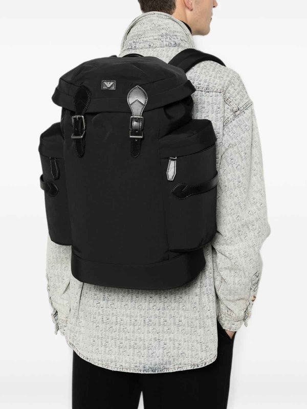 バックパック - 黒 shop online: EMPORIO ARMANI