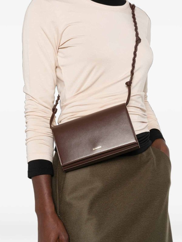 JIL SANDER buy online クラッチバッグ - ブラウン