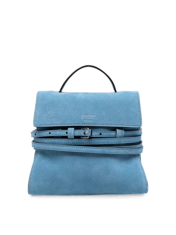 MOSCHINO: トートバッグ - トートバッグ - ライトブルー