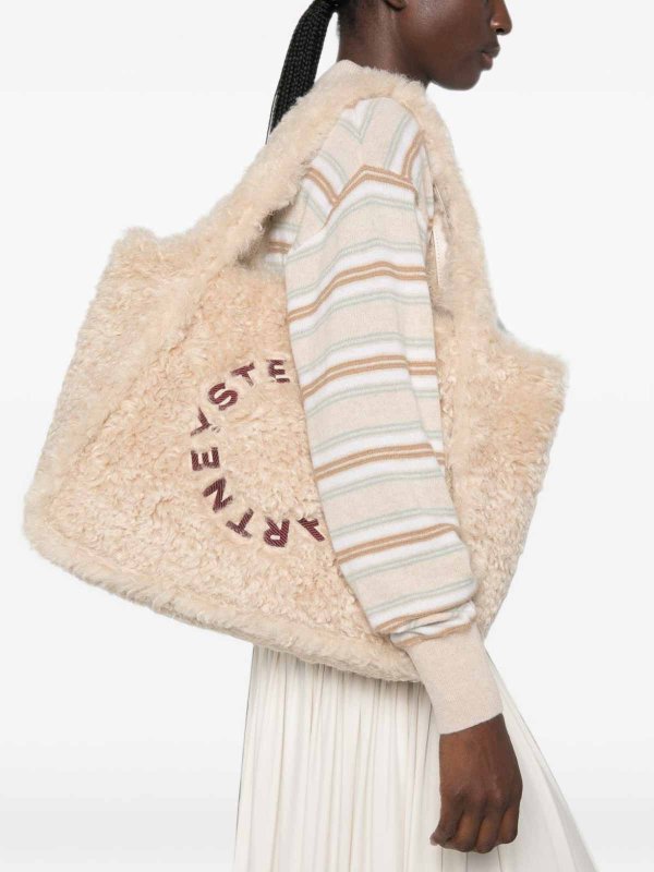 トートバッグ - ベージュ shop online: STELLA McCARTNEY