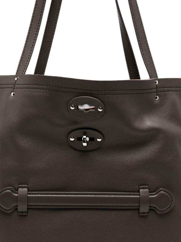 ZANELLATO: Handtaschen online - Shopper - Braun
