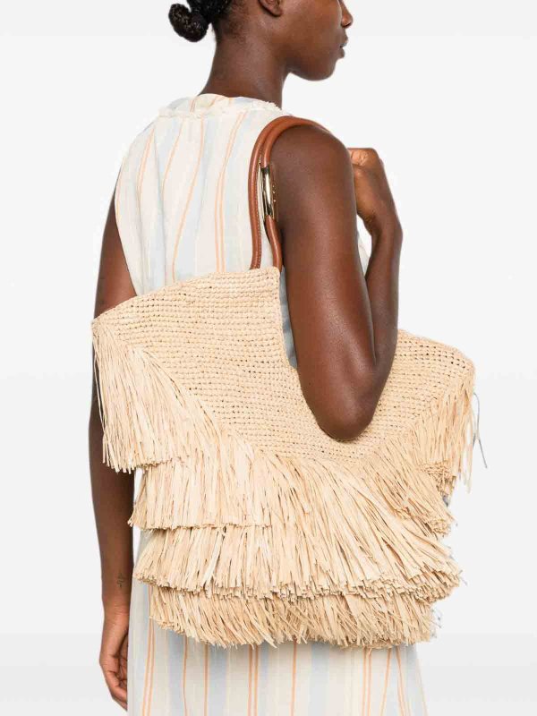 ZIMMERMANN: Handtaschen online - Shopper - Beige