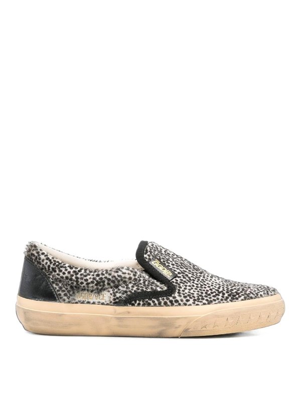 GOLDEN GOOSE: フラットシューズ - フラットシューズ - 黒
