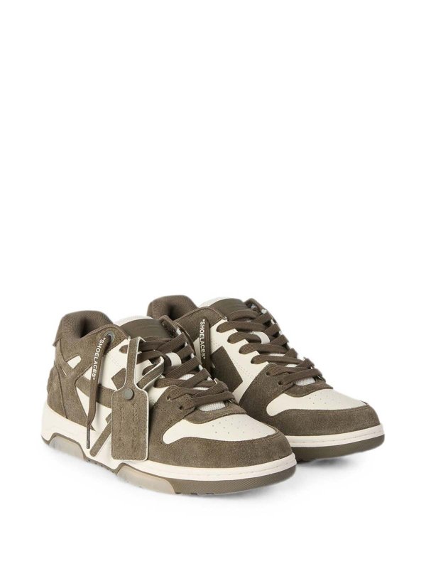 OFF-WHITE: Chaussures de sport online - Baskets - Beige Clair
