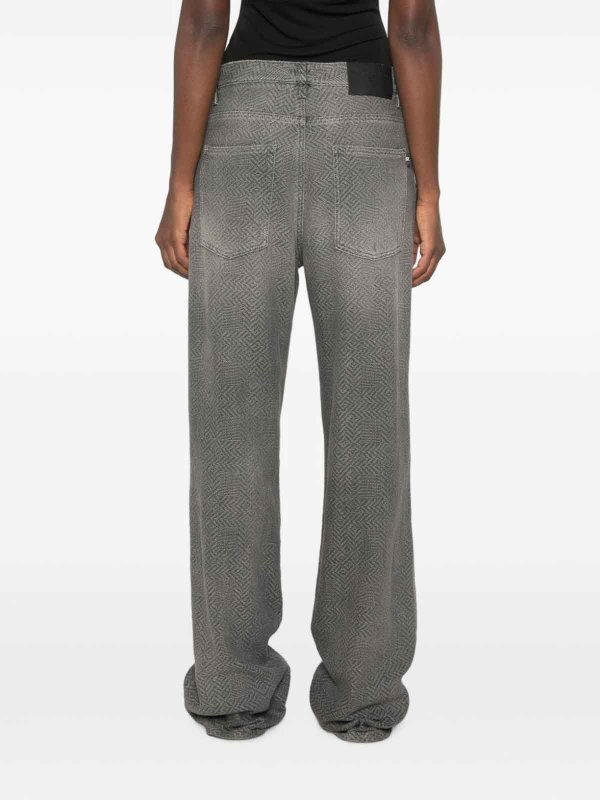 The Best Shops ERMANNO SCERVINO: ストレートジーンズ - ストレートジーンズ - 黒