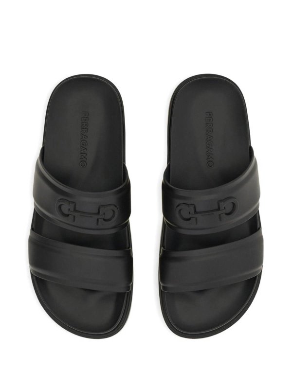 サンダル - 黒 shop online: SALVATORE FERRAGAMO