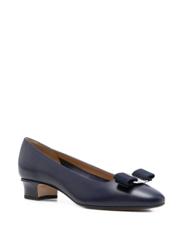 The Best Shops SALVATORE FERRAGAMO: パンプス - パンプス - ダークブルー