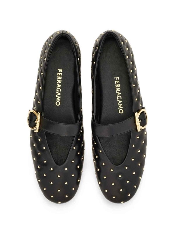 SALVATORE FERRAGAMO: フラットシューズ online - フラットシューズ - 黒