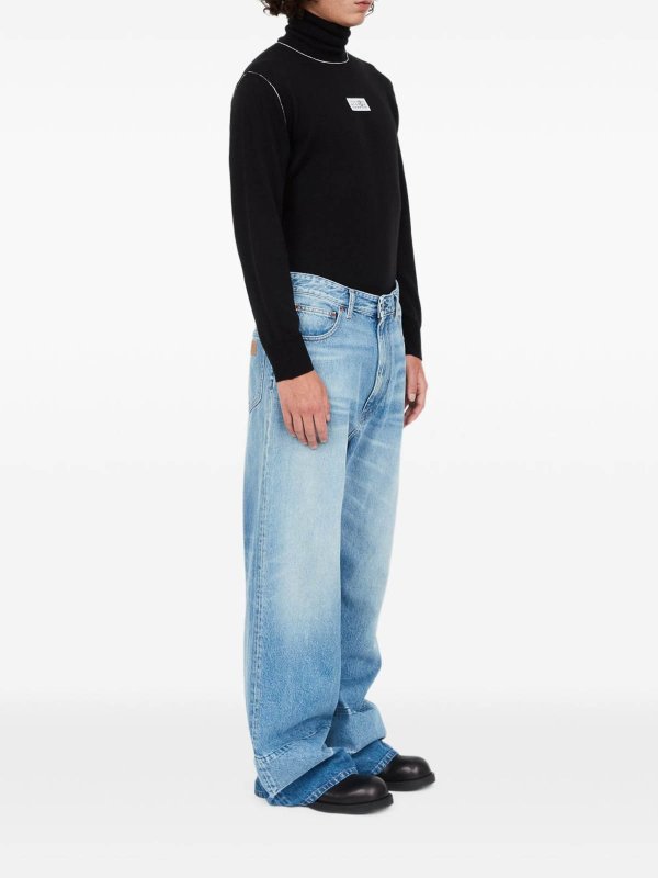 MM6 MAISON MARGIELA: ストレートジーンズ online - ストレートジーンズ - ライトブルー