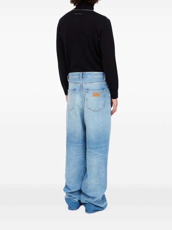 The Best Shops MM6 MAISON MARGIELA: ストレートジーンズ - ライトブルー